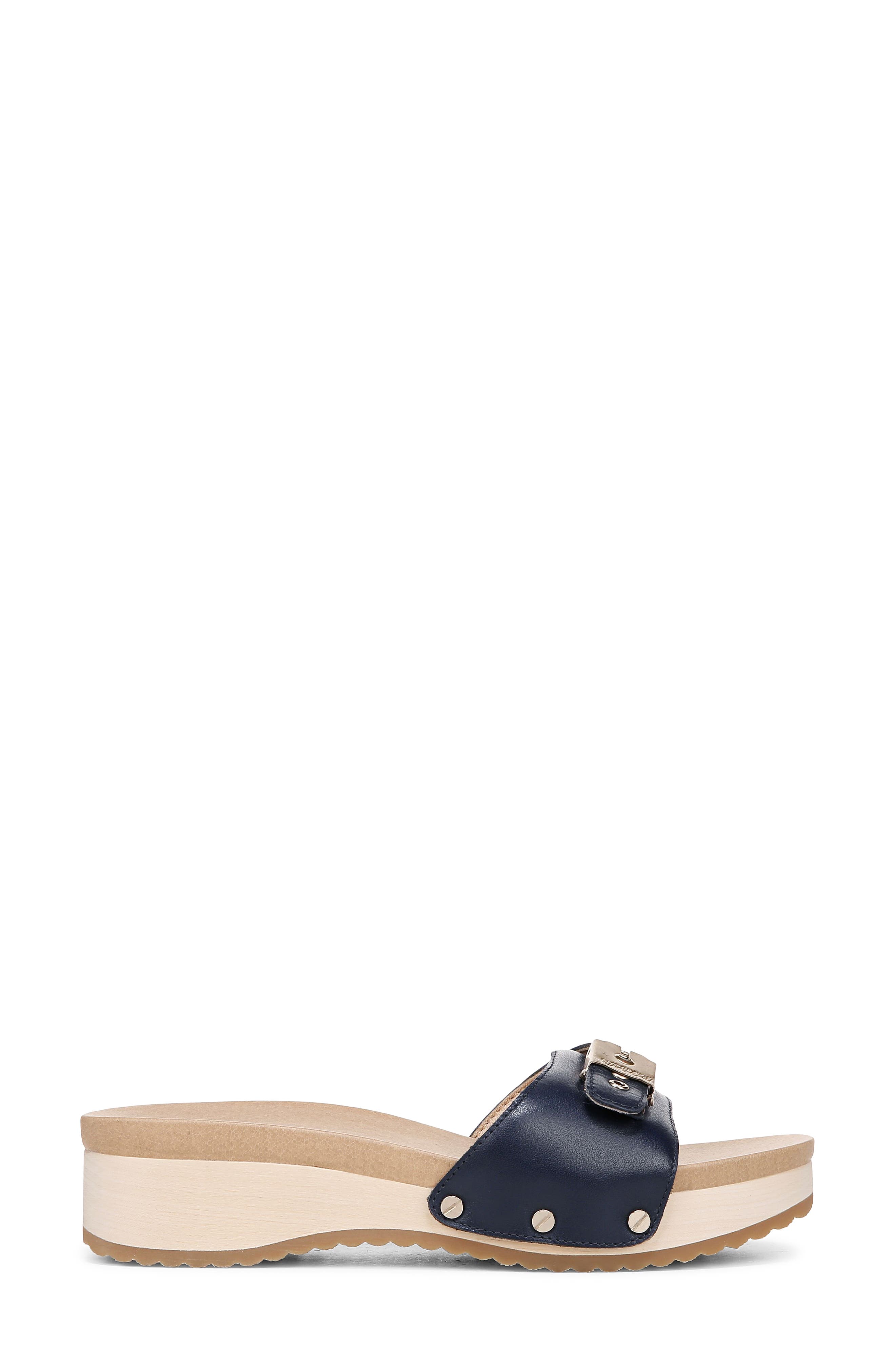 Dr. Scholl's Original Too Platform Sandal, Alternate, color, Navy