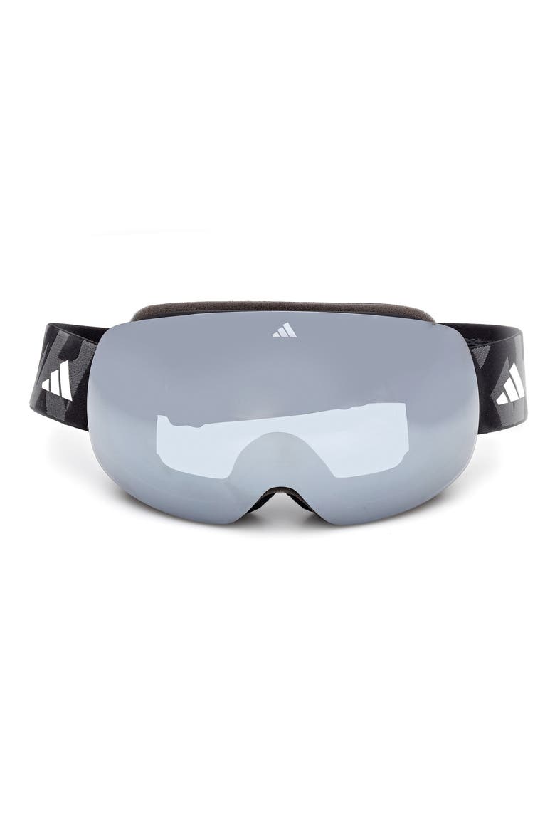 Shield Snow Goggles, Main, color, MATTE BLACK / SMOKE MIRROR