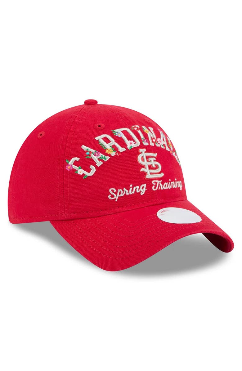 New Era Women's New Era  Red St. Louis Cardinals 2025 Spring Training Floral 9TWENTY Adjustable Hat, Alternate, color, 