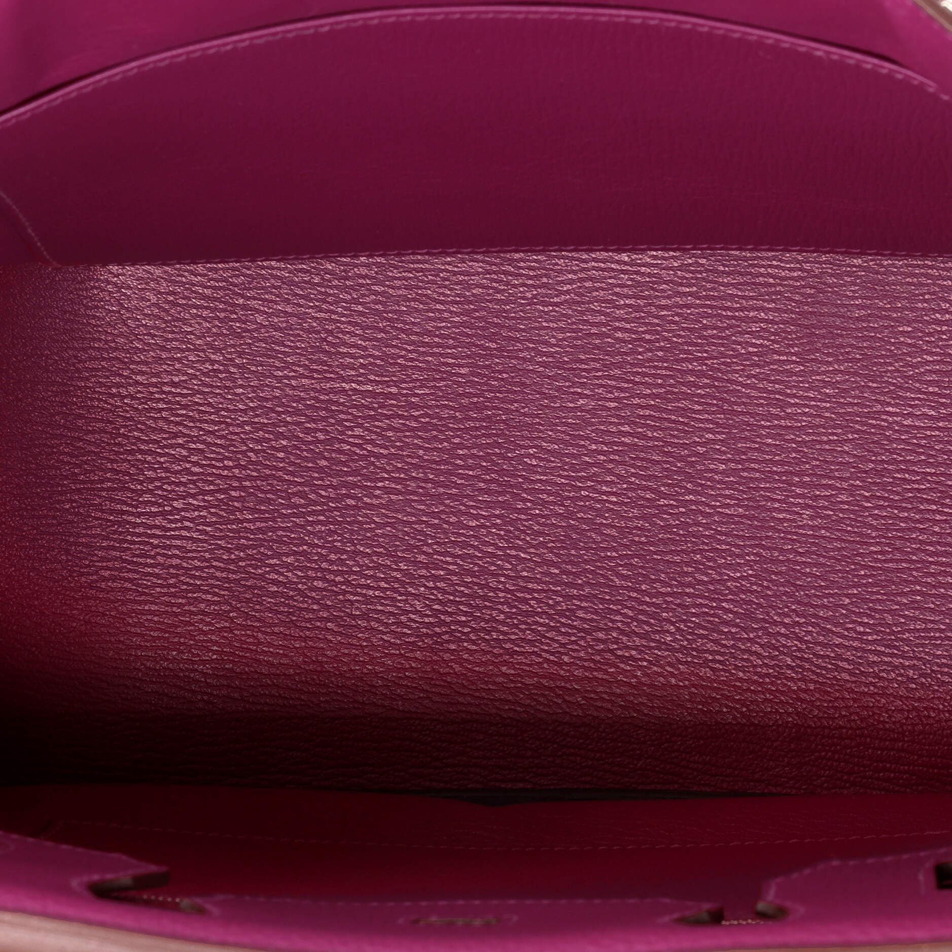 Pre-Owned Hermes Birkin Handbag Pink Clemence with Palladium Hardware 30, Alternate, color, Tosca