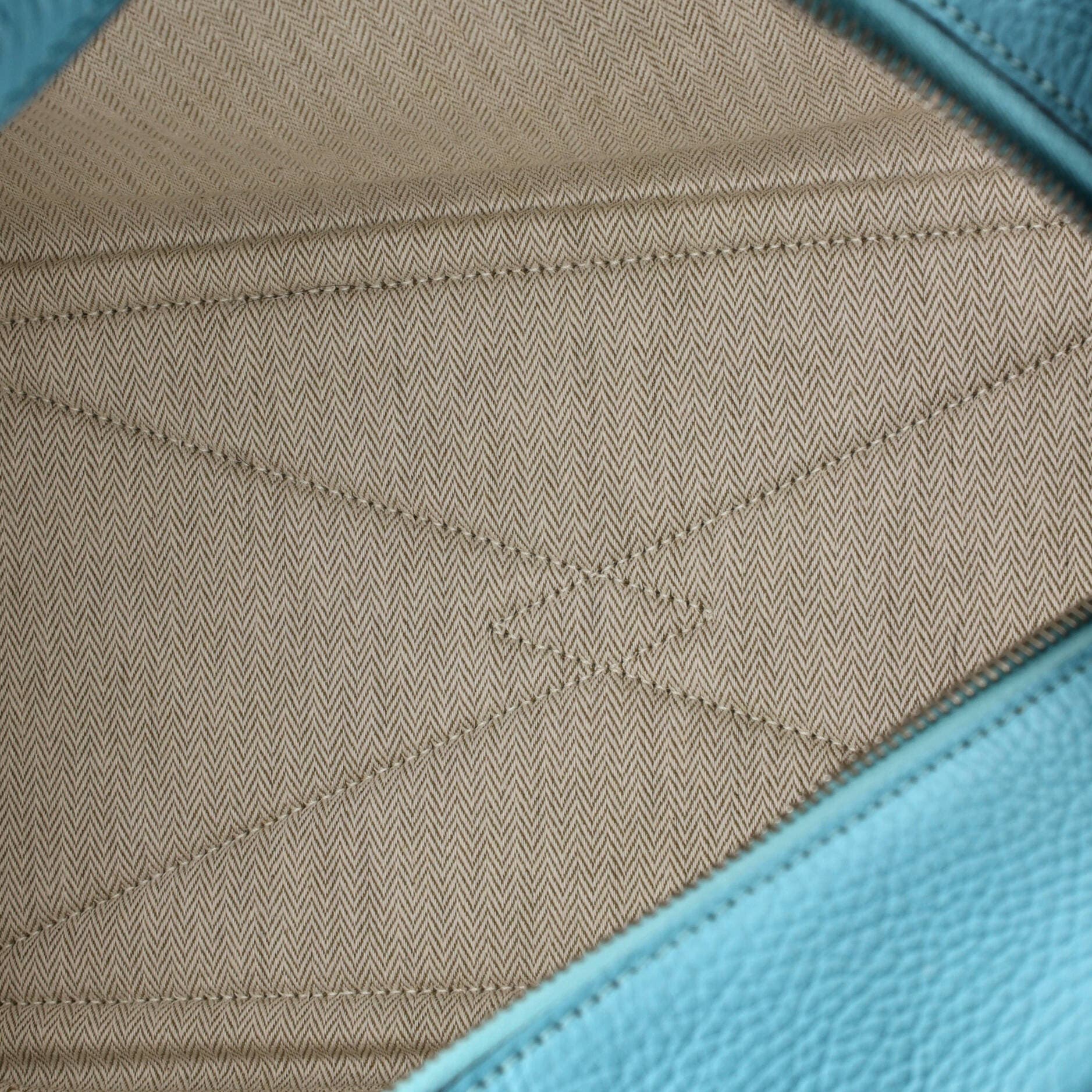 Pre-Owned Hermes Victoria II Bag Clemence 35, Alternate, color, Bleu Atoll