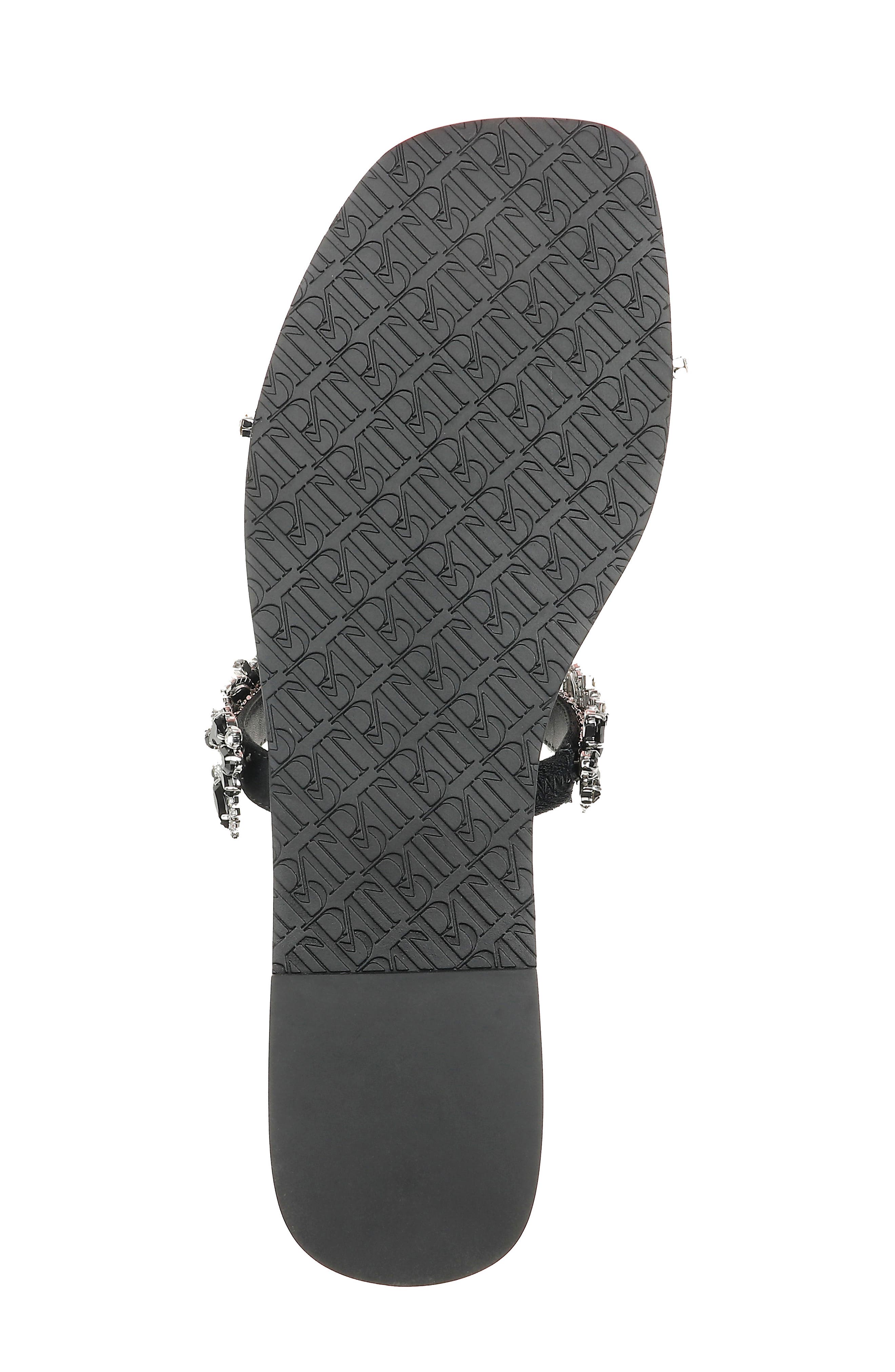 Badgley Mischka Collection Badgley Mischka Jenelle Embellished Slide Sandal, Alternate, color, 