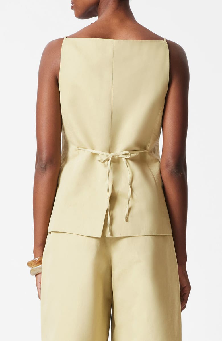 & Other Stories Cotton & Linen Blend Vest, Alternate, color, 
