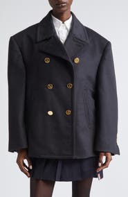 Thom Browne Oversize Cashmere Peacoat