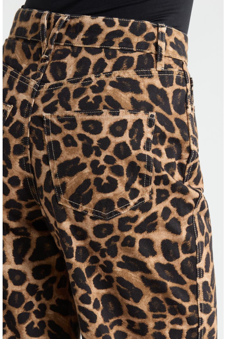 Taylor High Waist Flare Jeans, Alternate, color, WASHED LEOPARD