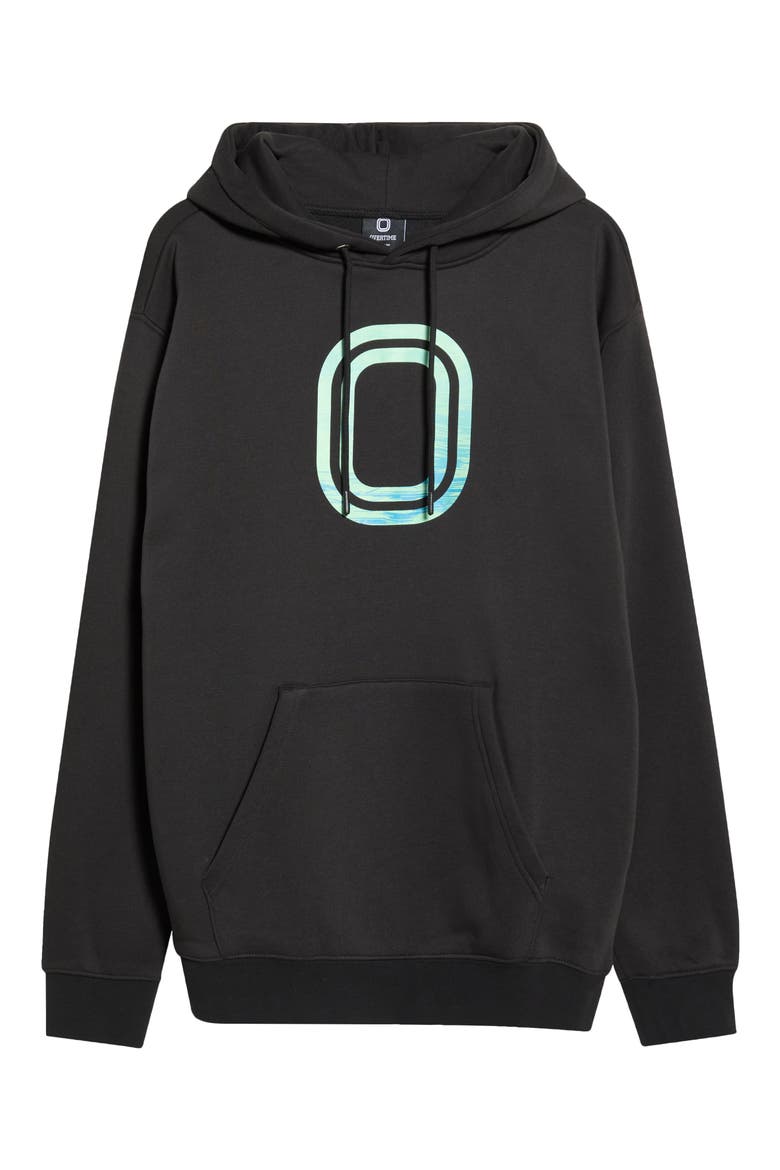 Motion Graphic Hoodie, Main, color, BLACK
