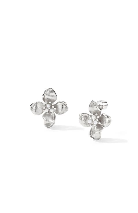Iris Blossom Stud Earrings