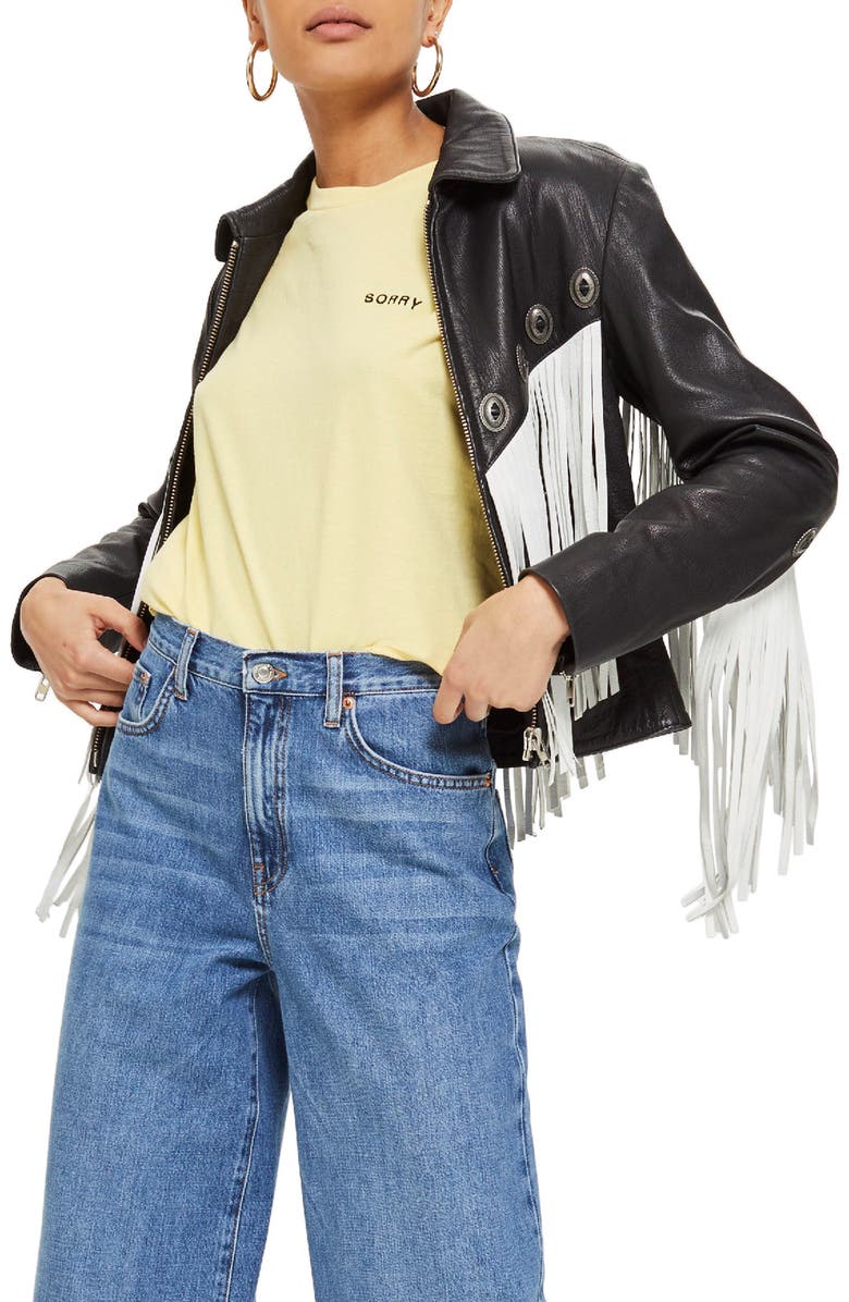 Topshop Sorry Not Sorry Slogan T-Shirt, Main, color,