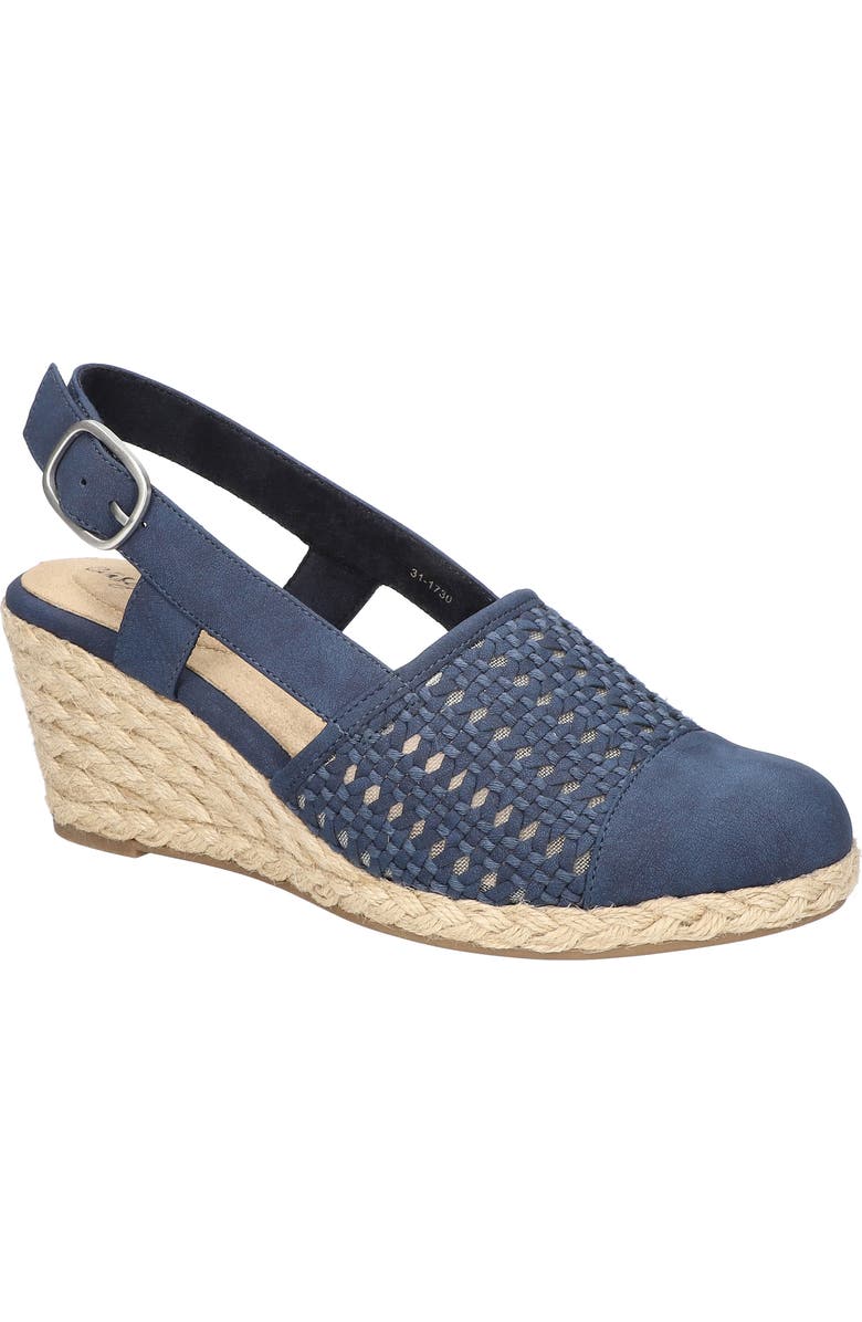 EASY STREET Taffy Wedge Pump, Main, color, Navy