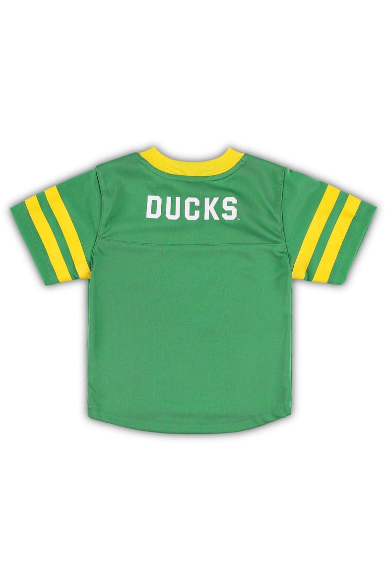 Infant Green/Yellow Oregon Ducks Red Zone Jersey & Pants Set, Alternate, color, Green