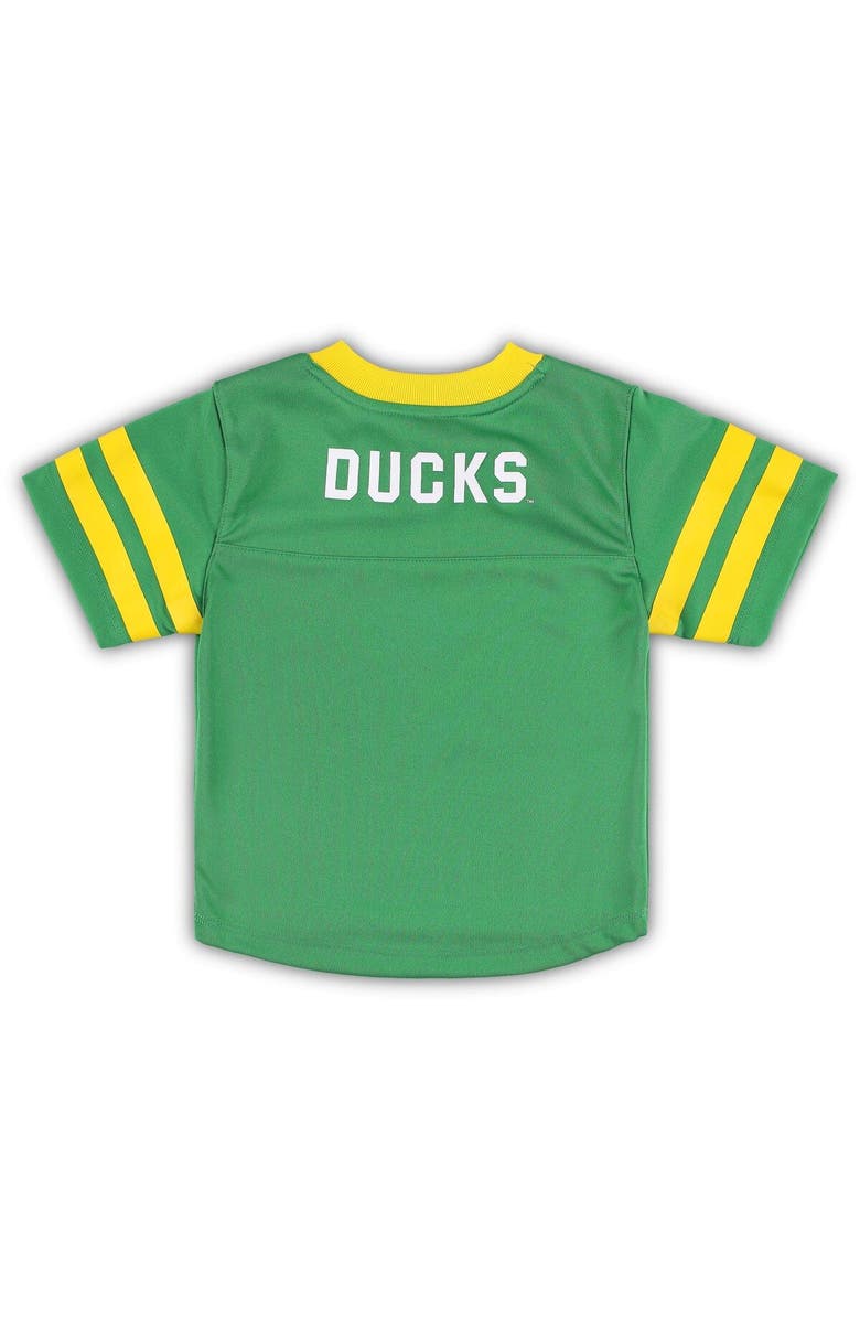 Outerstuff Infant Green/Yellow Oregon Ducks Red Zone Jersey & Pants Set, Alternate, color,
