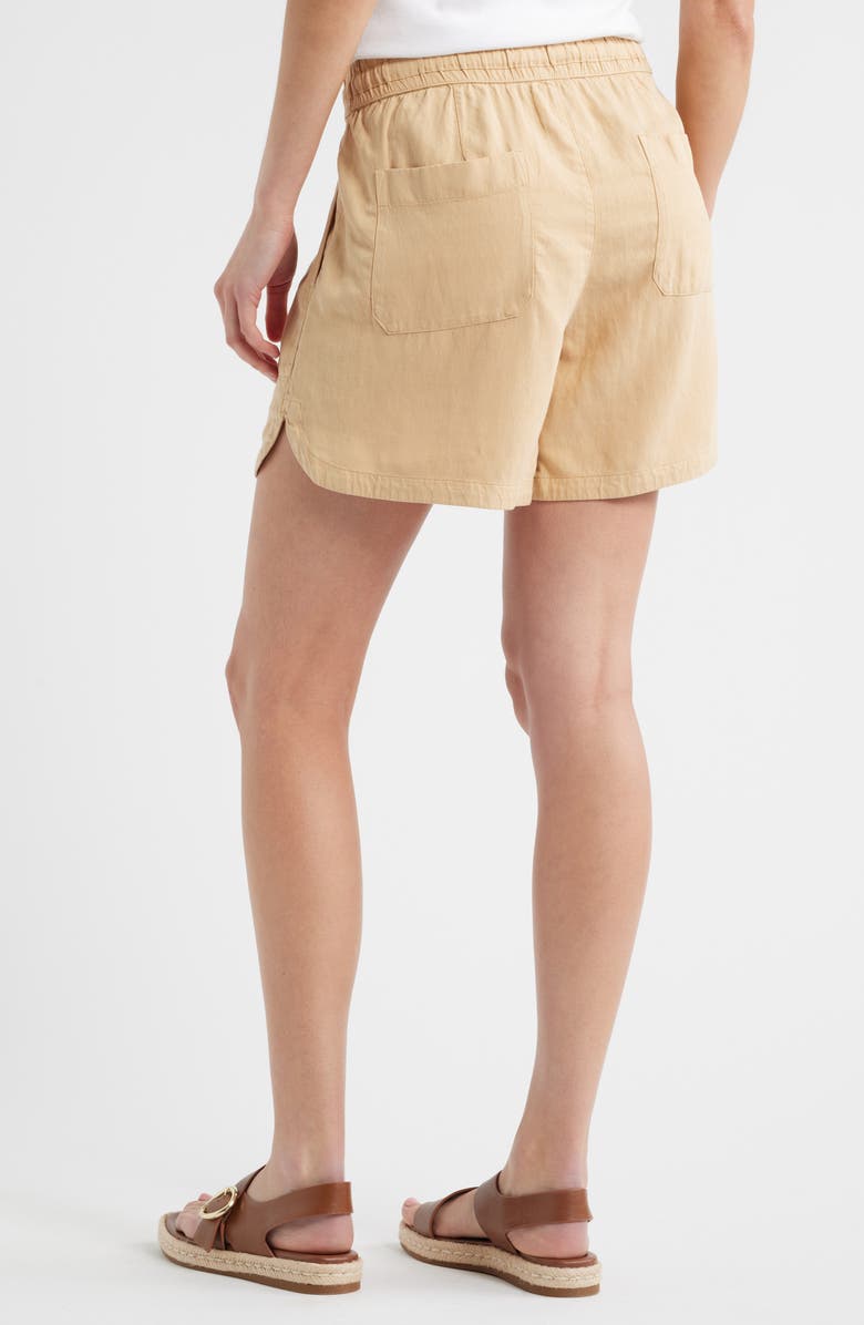 Caslon<sup>®</sup> Pull-On Woven Shorts, Alternate, color, Tan Shore