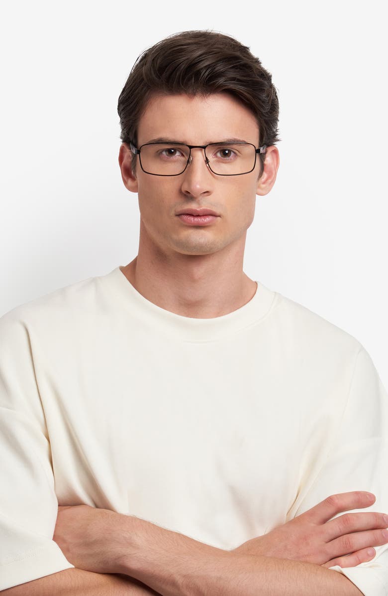 Carrera Eyewear 57mm Rectangular Optical Glasses, Alternate, color, 