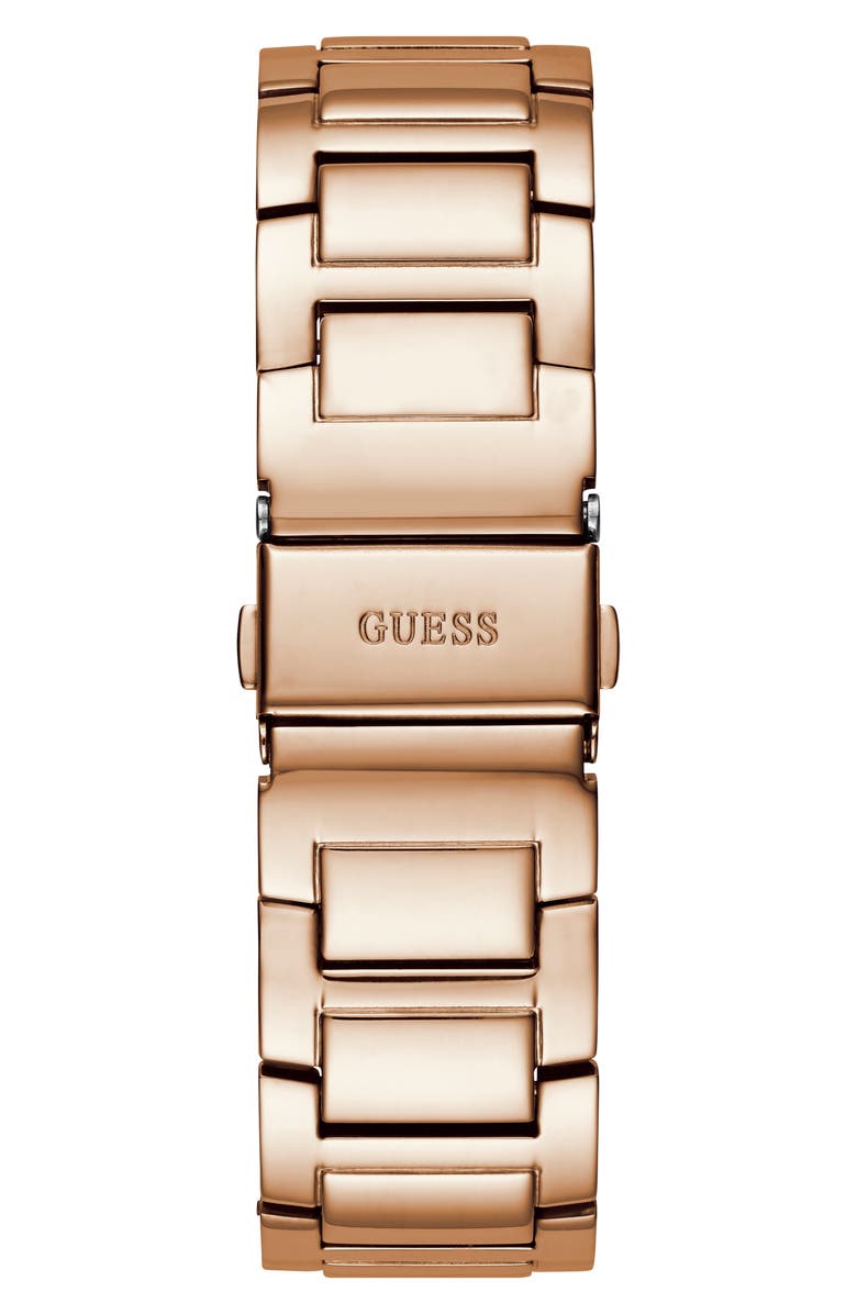 GUESS Multifunction Crystal Skeleton Bracelet Watch, 40mm, Alternate, color,