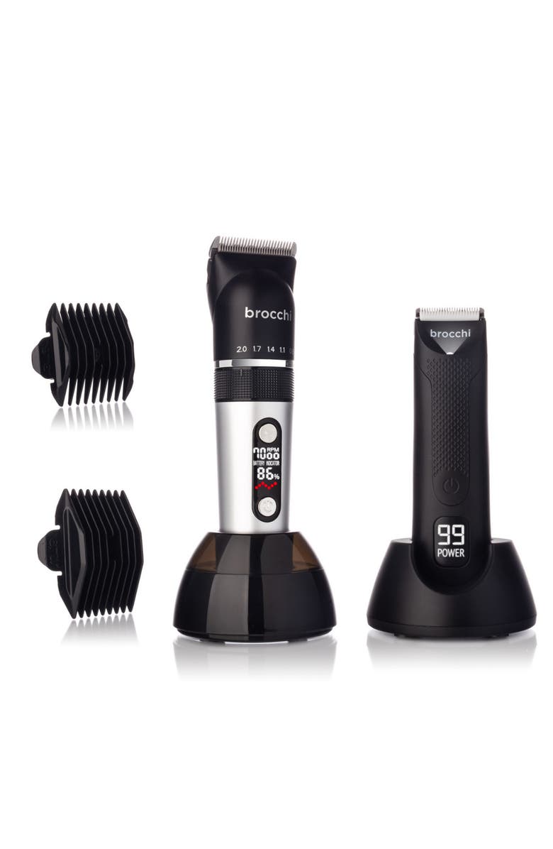 BROCCHI Clipper Pro Digital Face & Body Trimmer, Main, color, Black