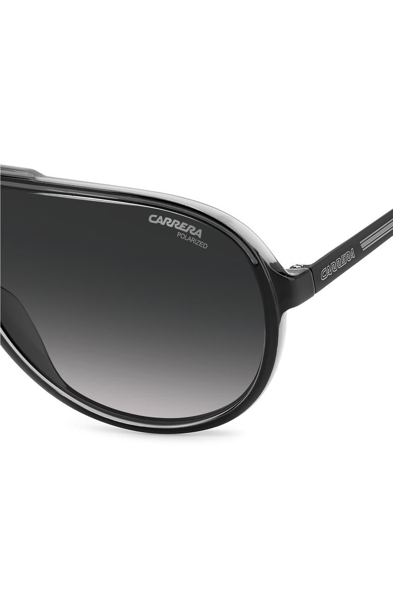 Carrera Eyewear 63mm Polarized Aviator Sunglasses, Alternate, color,