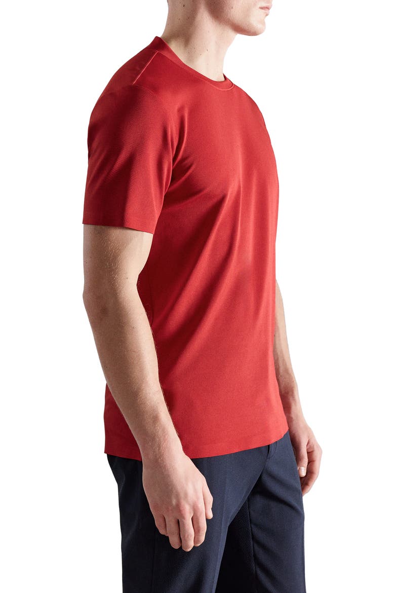 Slim Fit Coolmax® Solid T-Shirt, Alternate, color, RED