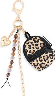Leith Leopard Heart Bag Charm