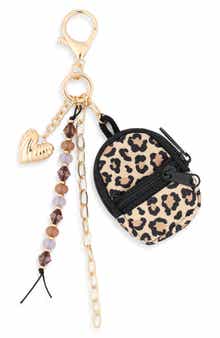Leith Leopard Heart Bag Charm