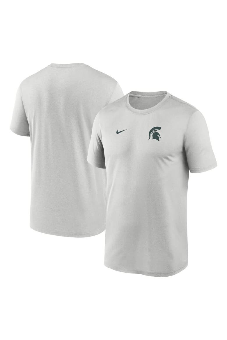 Men's Nike Gray Michigan State Spartans 2025 Sideline Small Logo Legend Performance T-Shirt, Alternate, color, Gray