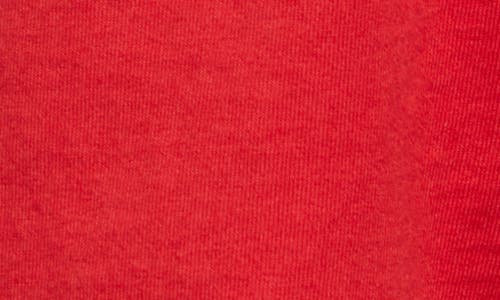 Sporty And Rich Womens Ruby Varsity Crest Disco Two-slip-pockets Cotton-jersey Shorts In Medium Red