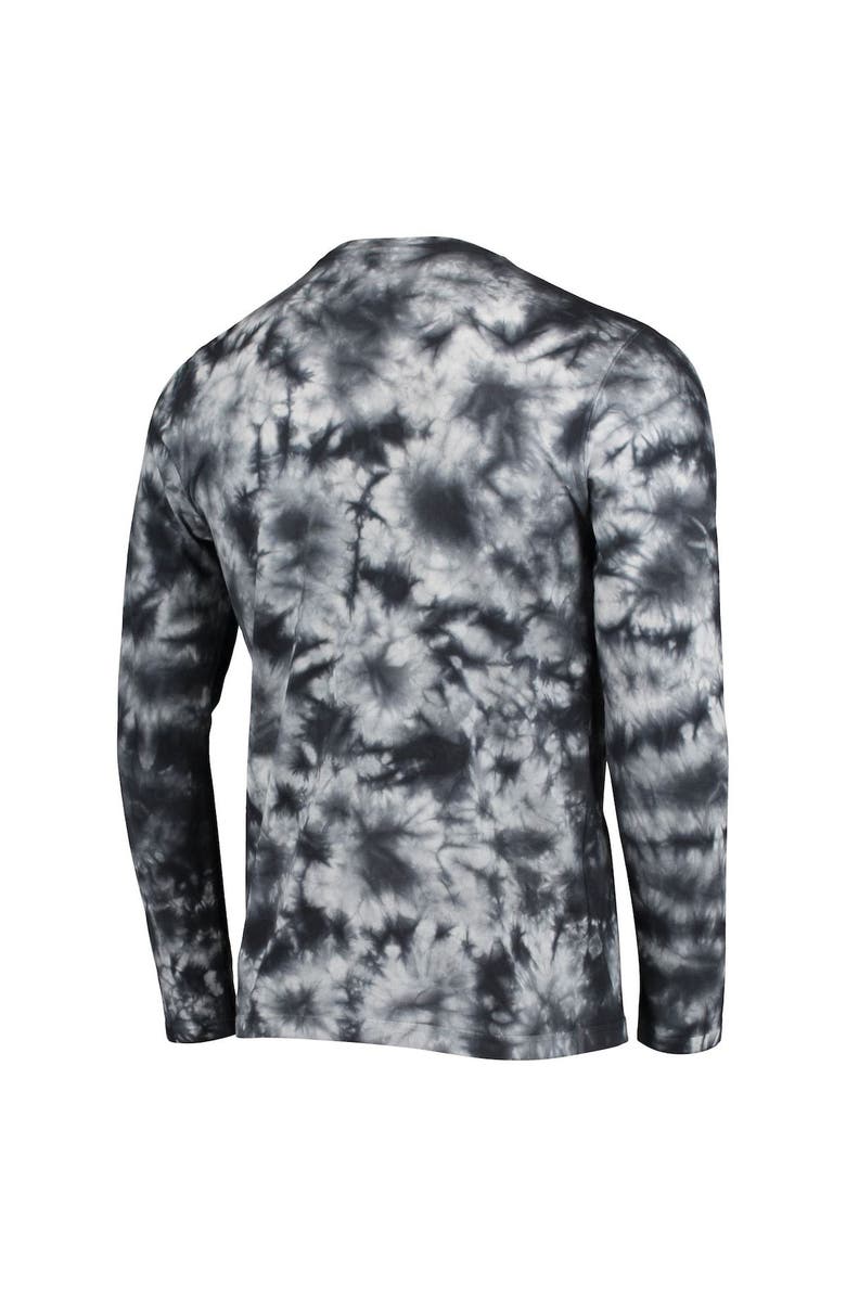 New Era Men's New Era Black Las Vegas Raiders Tie-Dye Long Sleeve T-Shirt, Alternate, color, Black