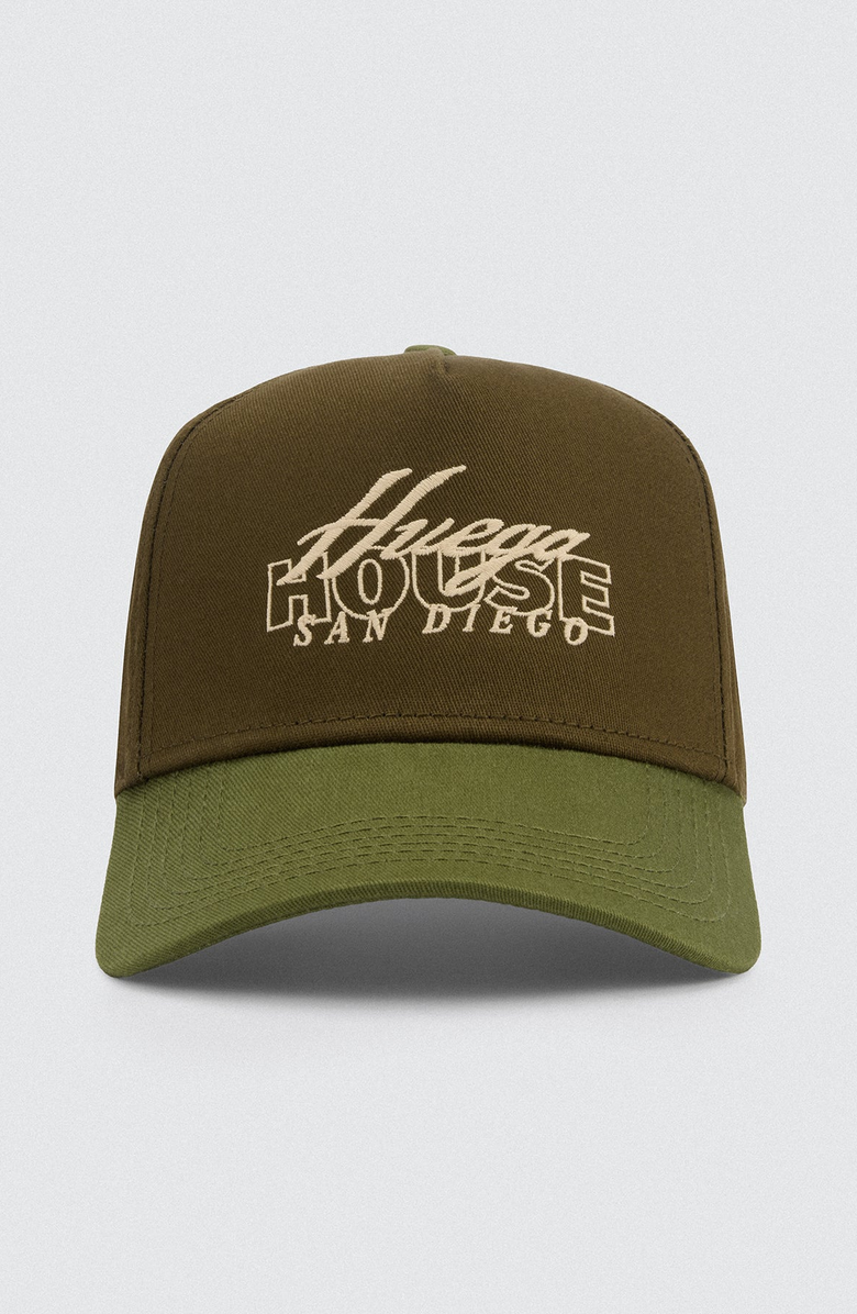 Huega House Ophav Hat, Main, color, Moss & Olive