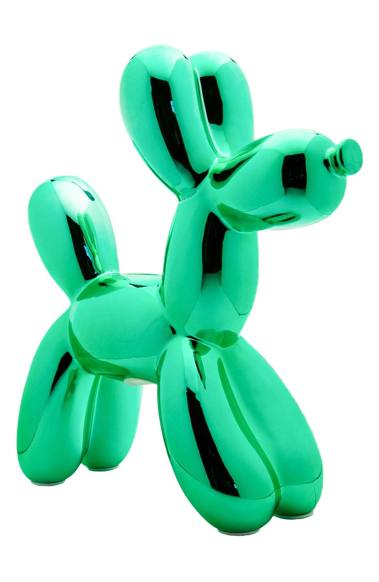 INTERIOR ILLUSIONS Plus Teal Balloon Animal Sculpture, Main, color, Teal