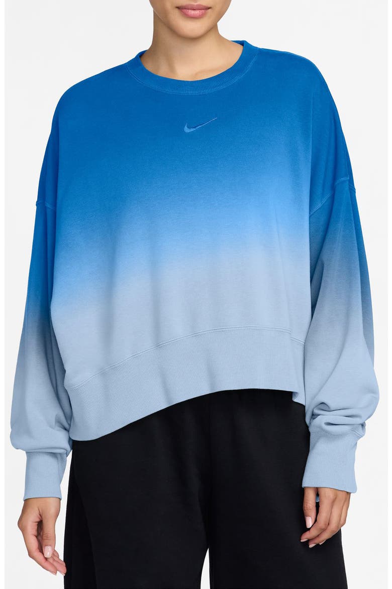 Phoenix Fleece Dip Dye Sweatshirt, Main, color, HYDROGEN BLUE/LIGHT PHOTO BLUE