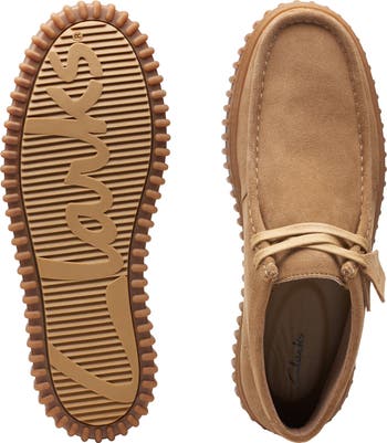 Clarks Torhill Hi Suede Boot - Dark Sand | British Attire