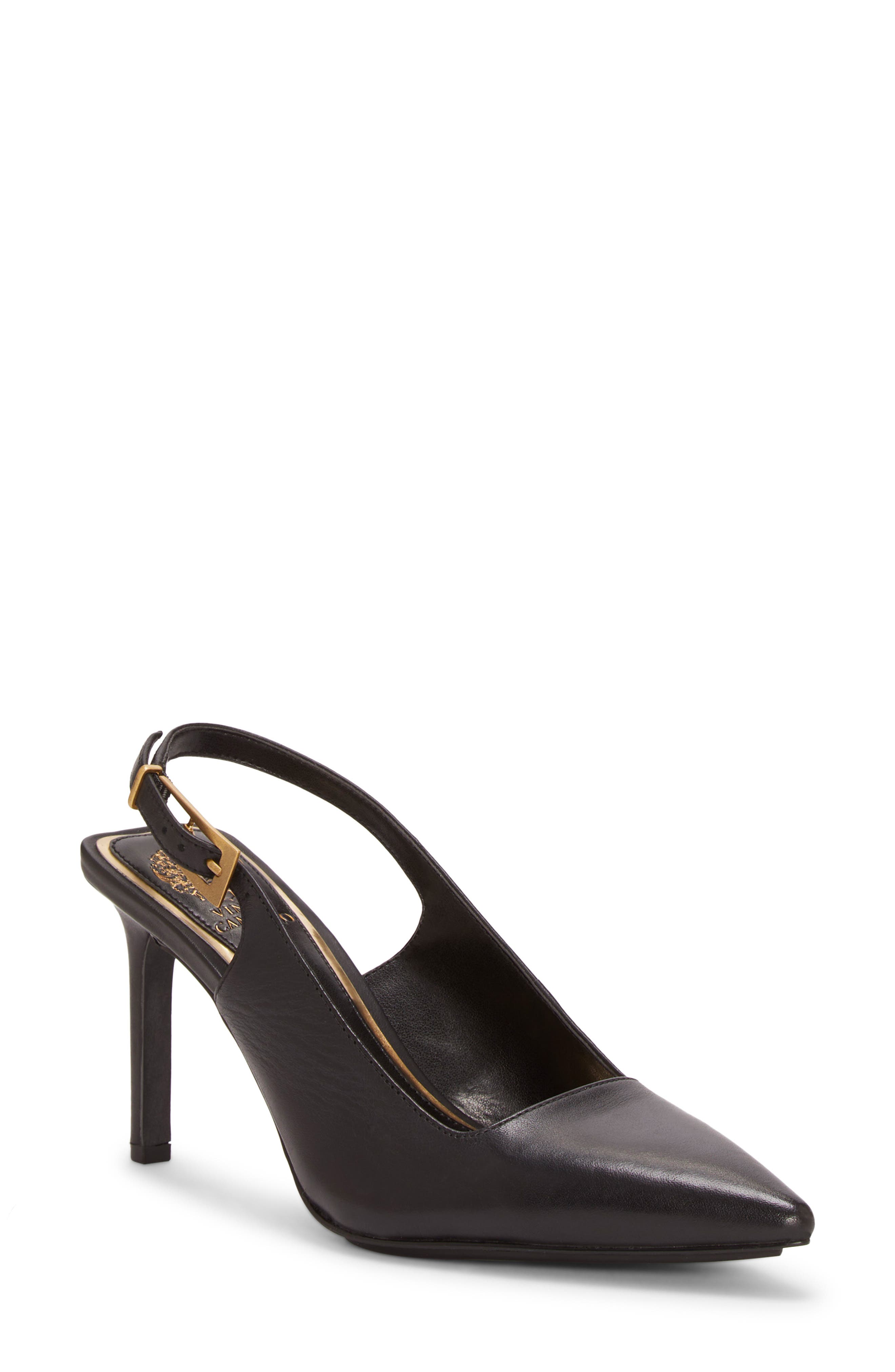 Vince Camuto Brendie Slingback Pump, Main, color, Black Sfcwnp