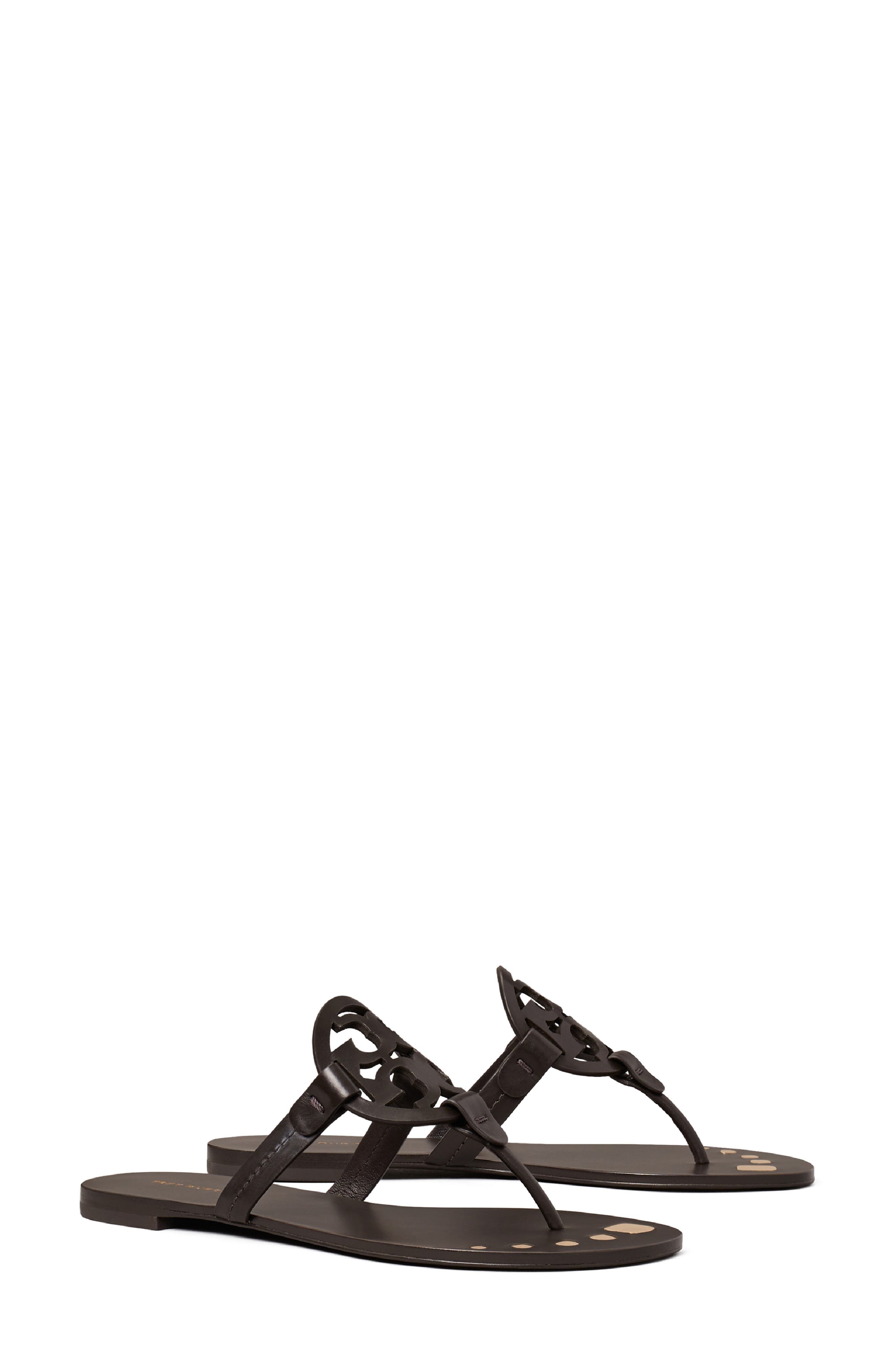 Tory Burch Miller Thong Sandal, Main, color, Cocoa