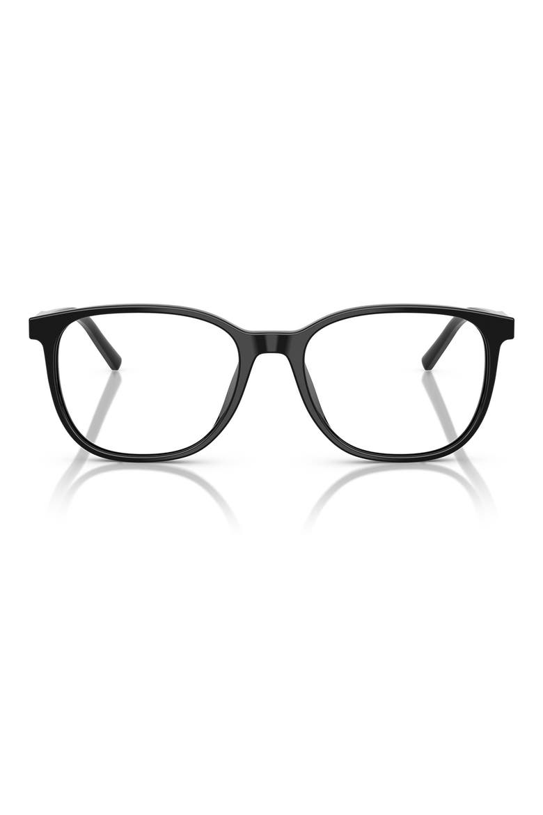 53mm Pillow Optical Glasses, Main, color, BLACK / DEMO LENS