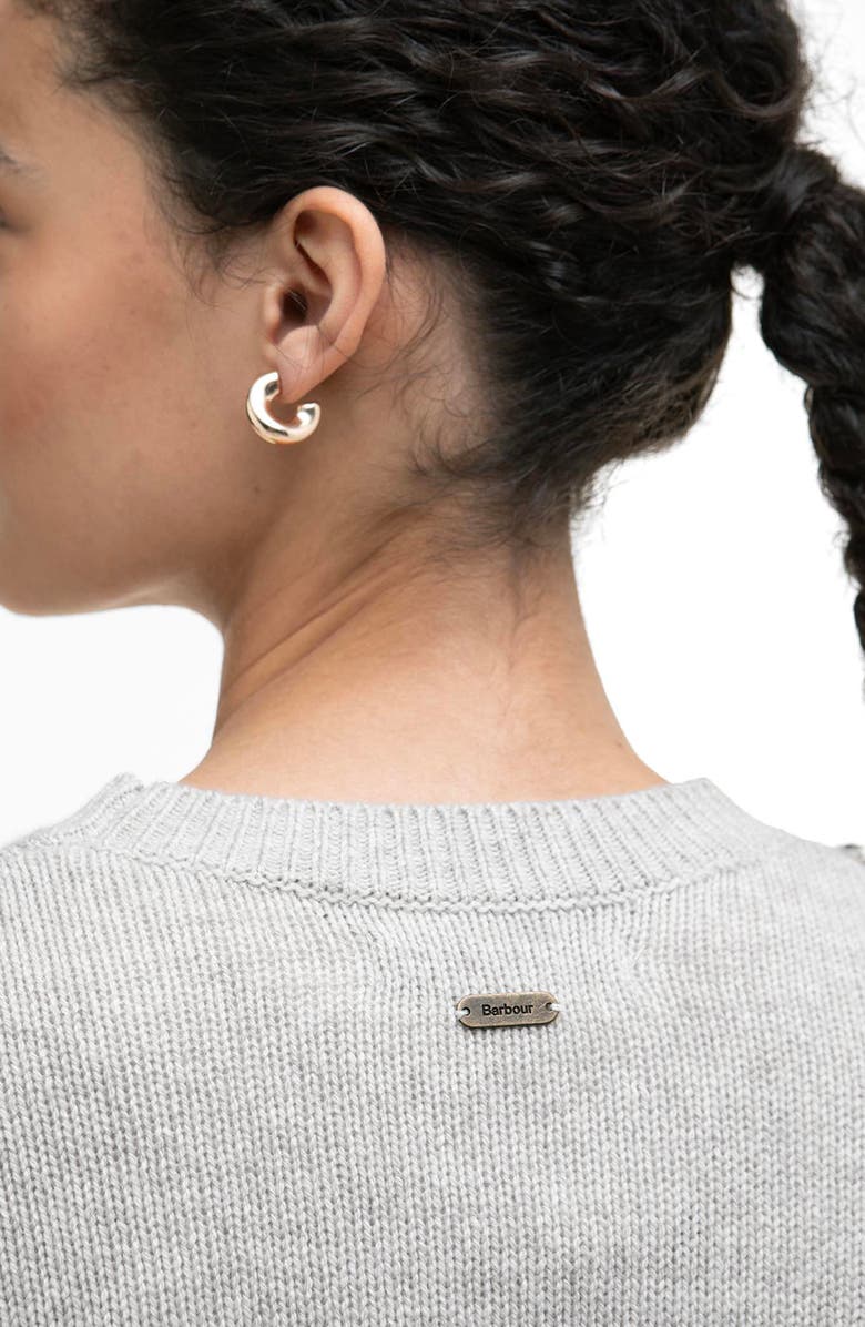 Barbour Woodhouse Wool & Cashmere Crewneck Sweater, Alternate, color, Oatmeal