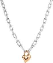 JENNY BIRD Padlock Heart Pendant Necklace