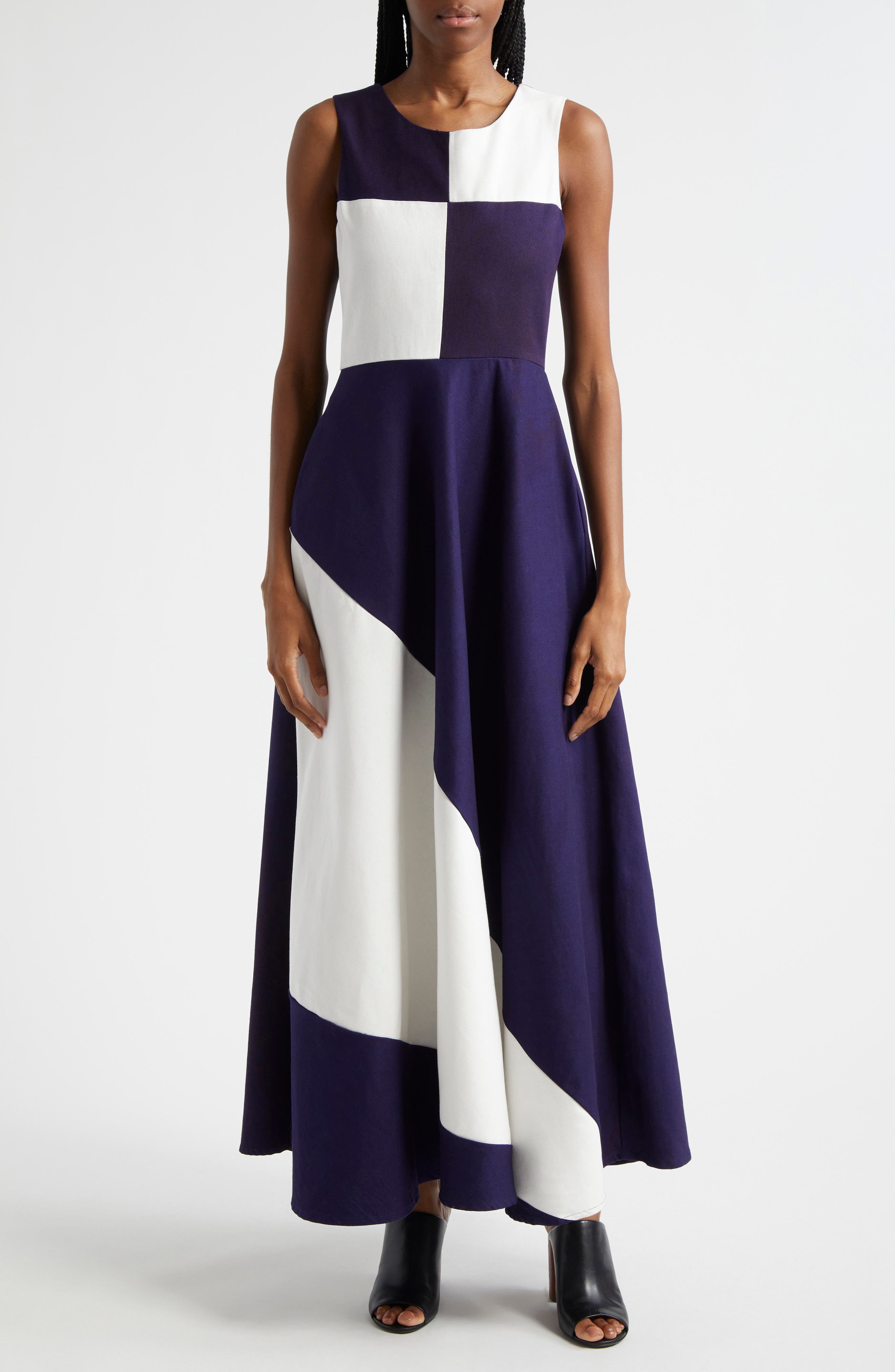 BUSAYO Dami Colorblock A-Line Dress