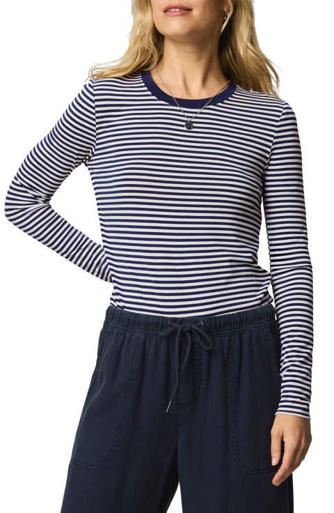 Stripe Long Sleeve Tee