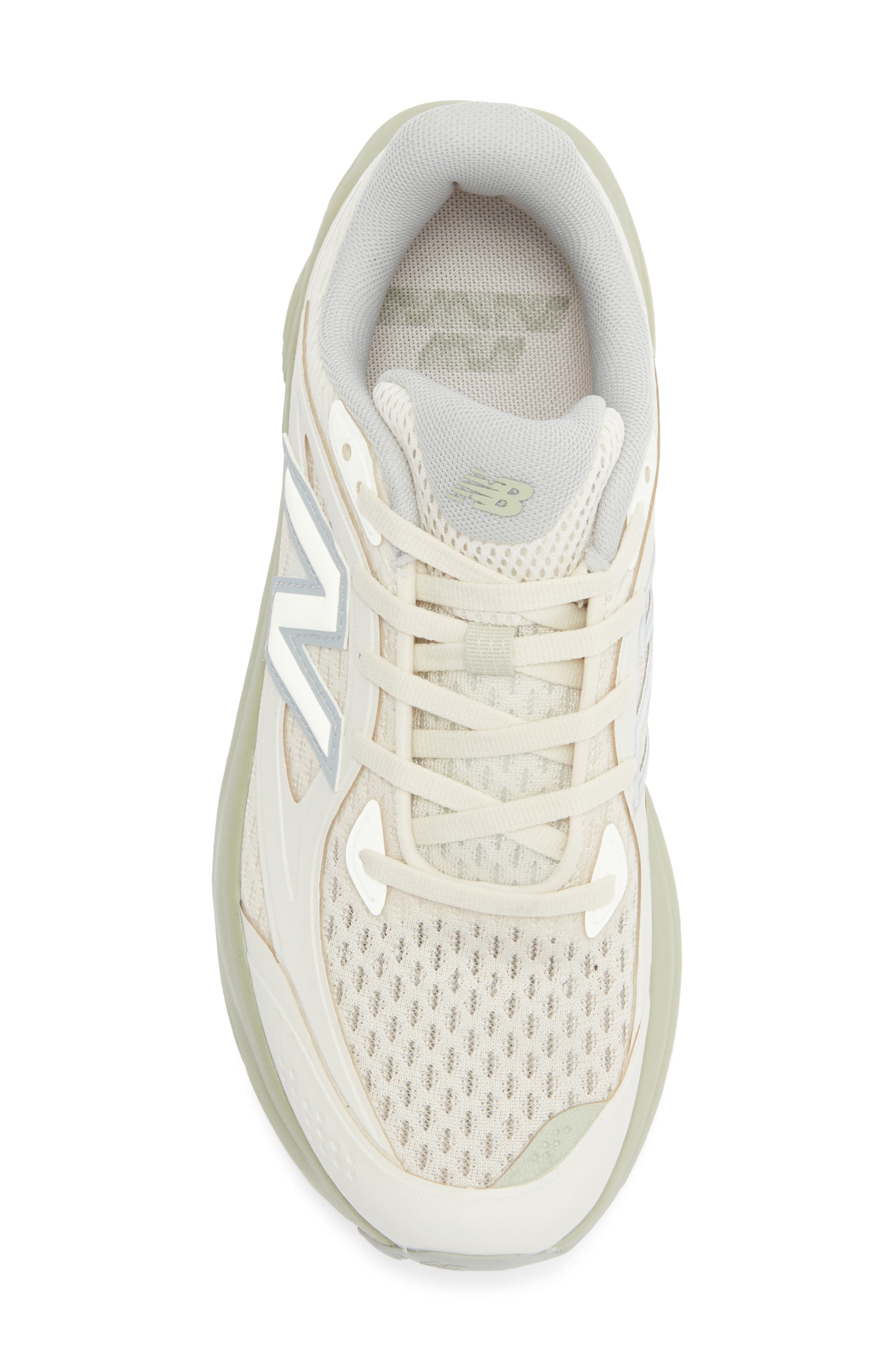 New Balance Gender Inclusive Fresh Foam Trainer Sneaker, Alternate, color, Linen/ Olivine