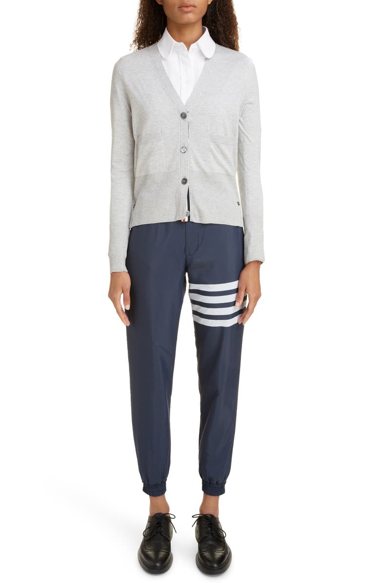 Thom Browne Stripe Leg Track Pants, Alternate, color, 