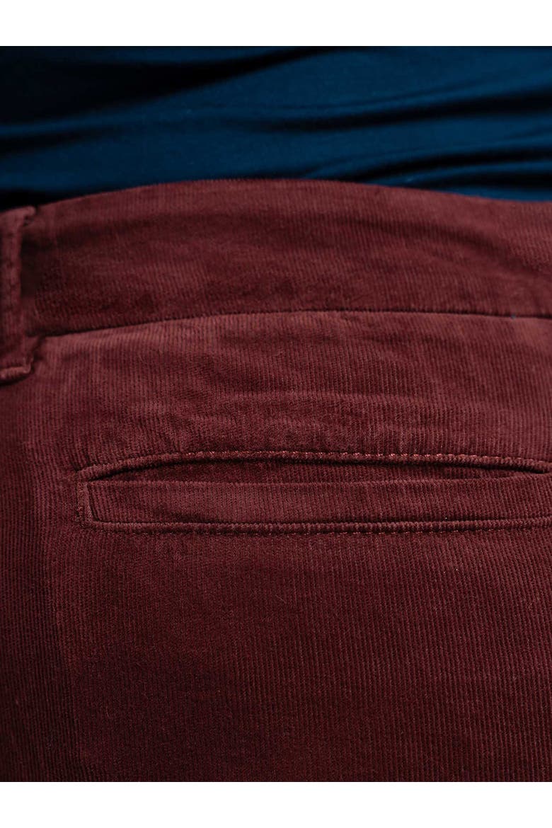 Jamie Cord Straight Pants, Alternate, color, Cocoa