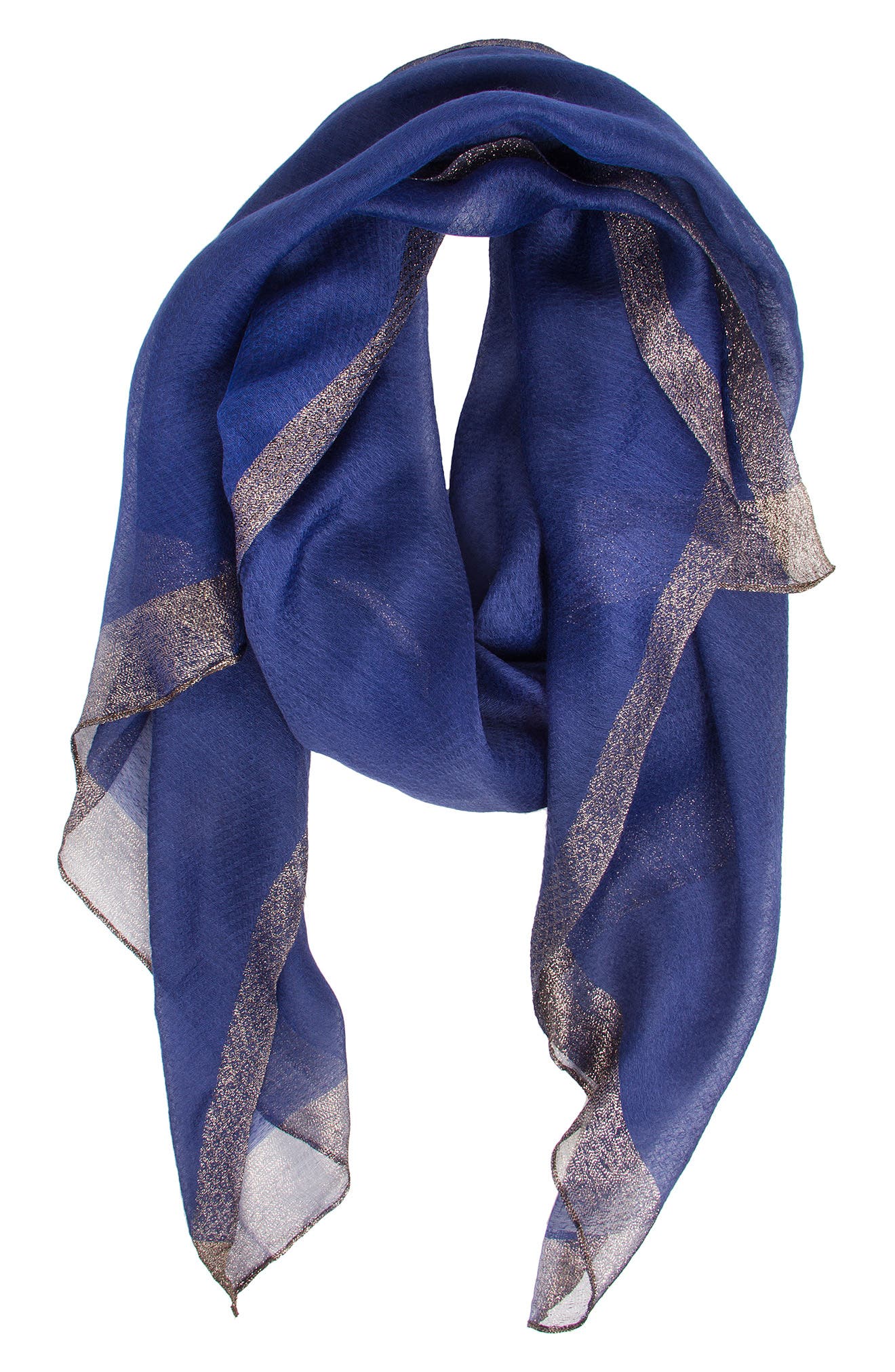 SAACHI Shimmer Border Scarf