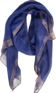 SAACHI Shimmer Border Scarf