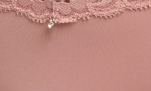 Montelle Intimates High Cut Lace Briefs In Pink