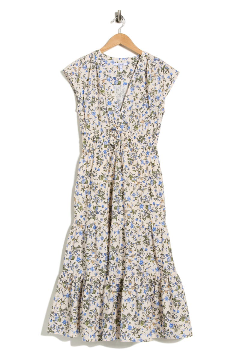 Fatima A-Line Dress, Alternate, color, BLUE BOUQUET