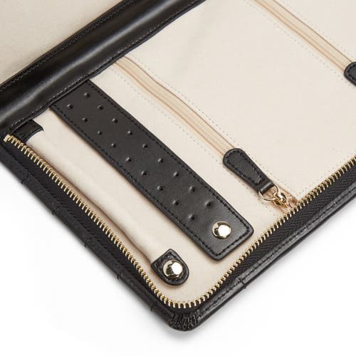 Wolf Caroline Large Jewelry Portfolio In Black