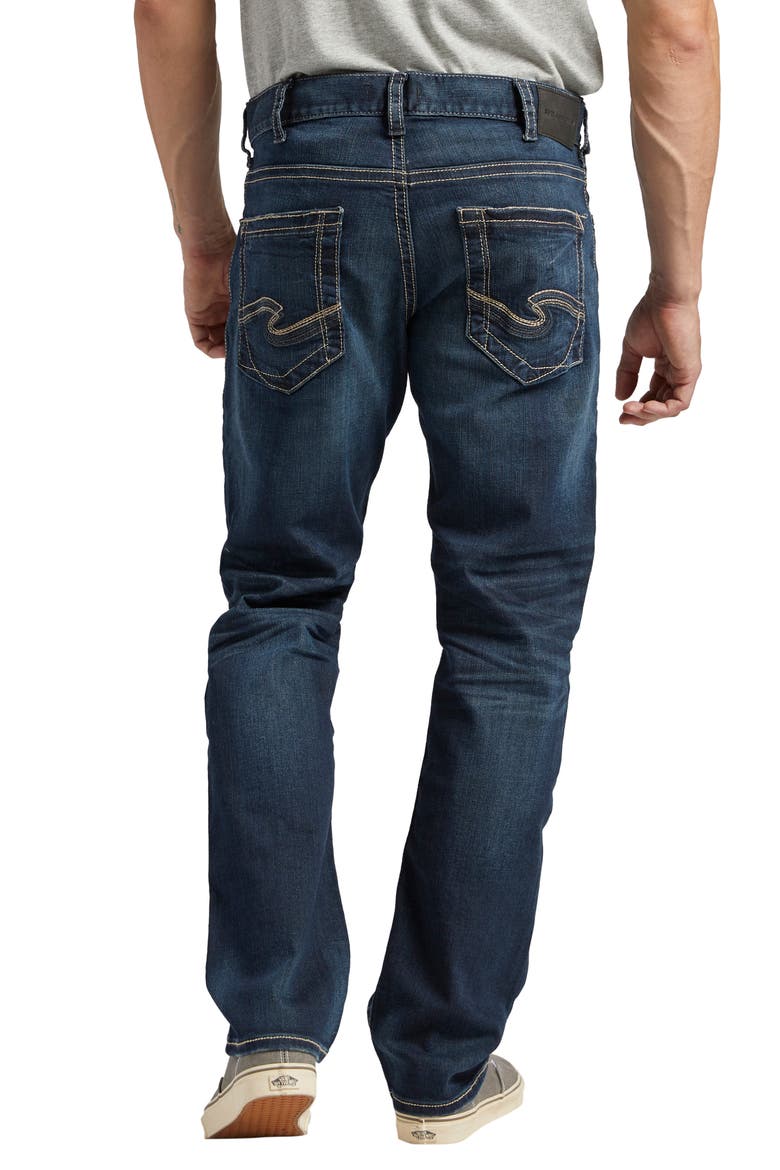 Eddie Relaxed Fit Straight Leg Jeans, Alternate, color, INDIGO
