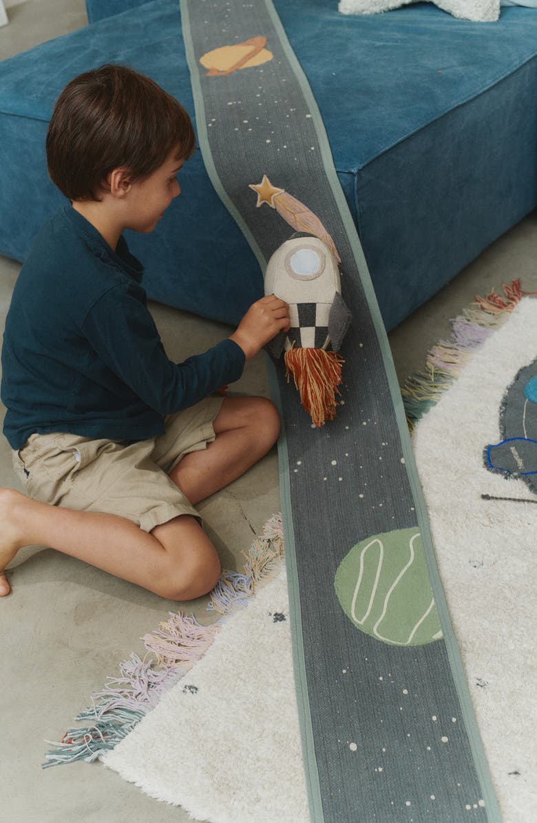 Lorena Canals Milky Way Rocket Ride N' Roll Bag, Alternate, color, Orange