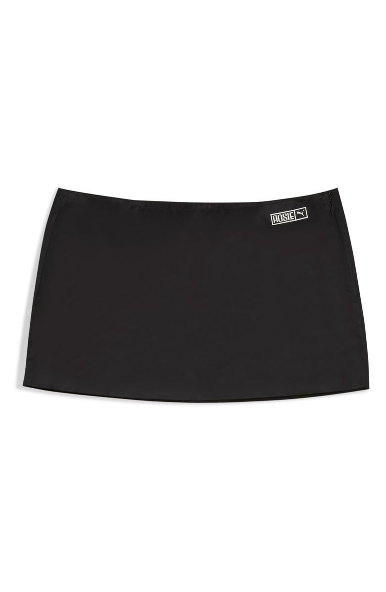PUMA x Rosé Low Rise Miniskirt, Alternate, color, Puma Black