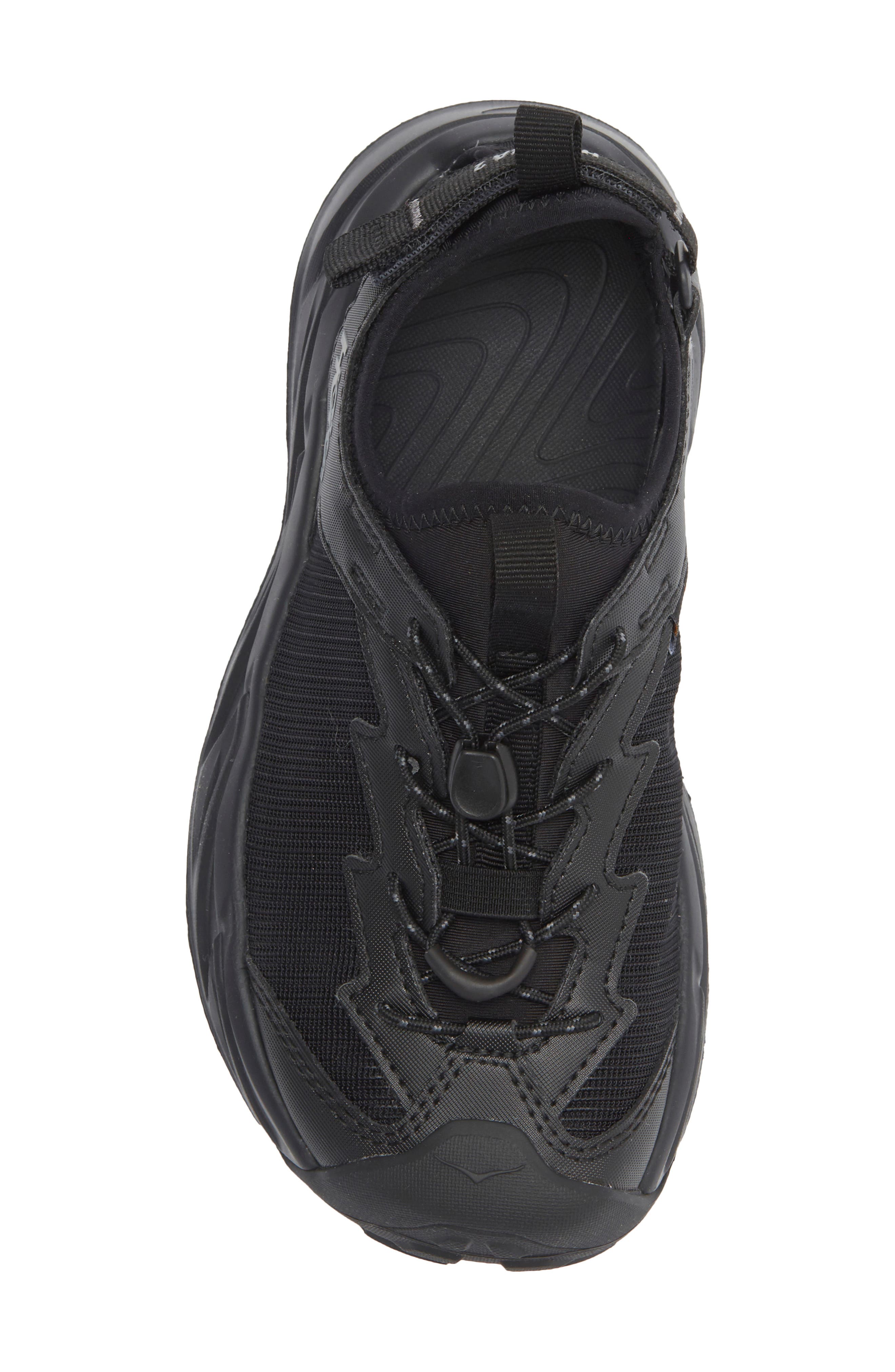 HOKA Kids' Water Repellent Hopara 2 Hiking Sneaker, Alternate, color, Black / Black