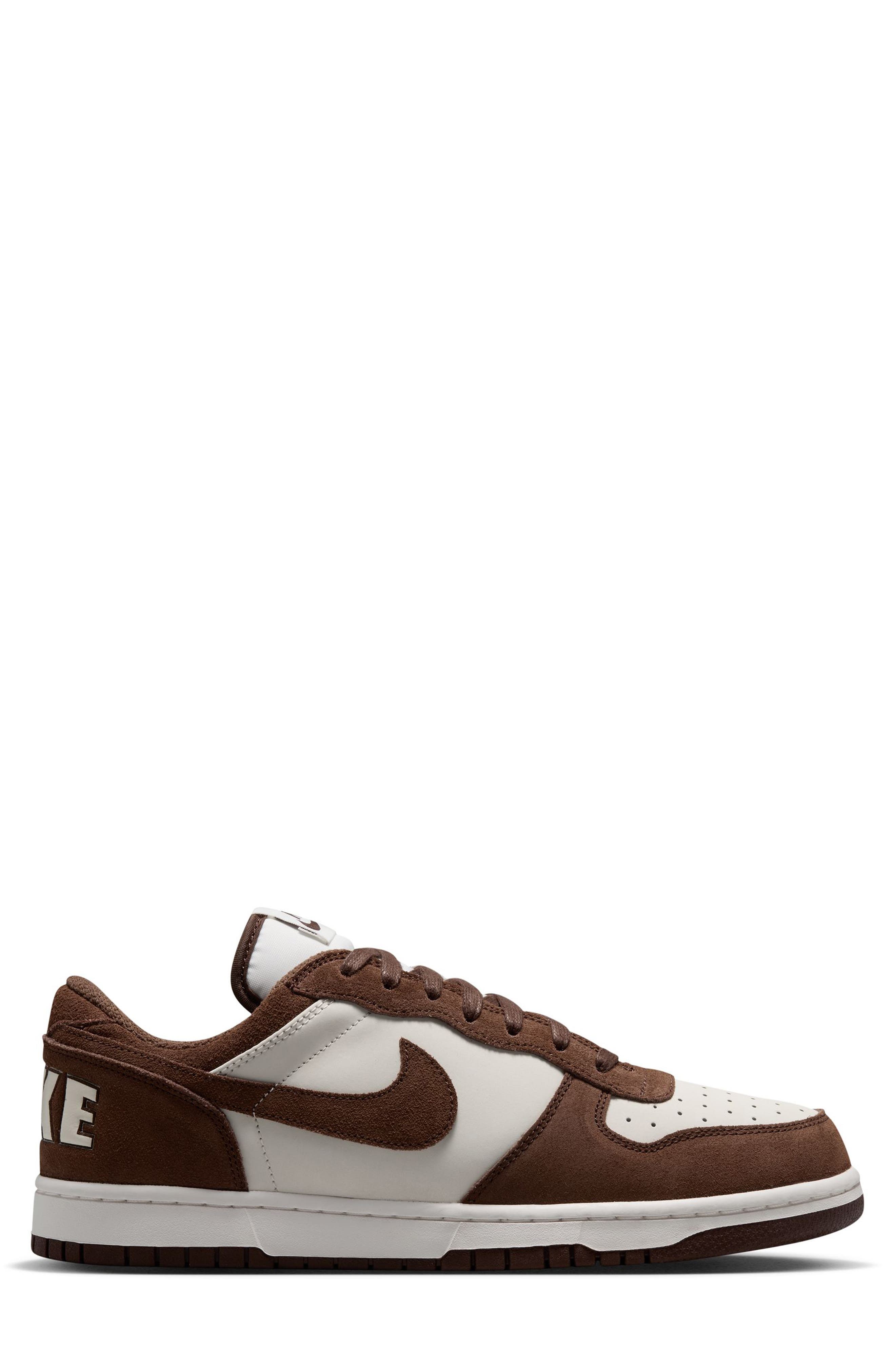 Big Low Lux Sneaker, Alternate, color, SAIL/ CACAO WOW